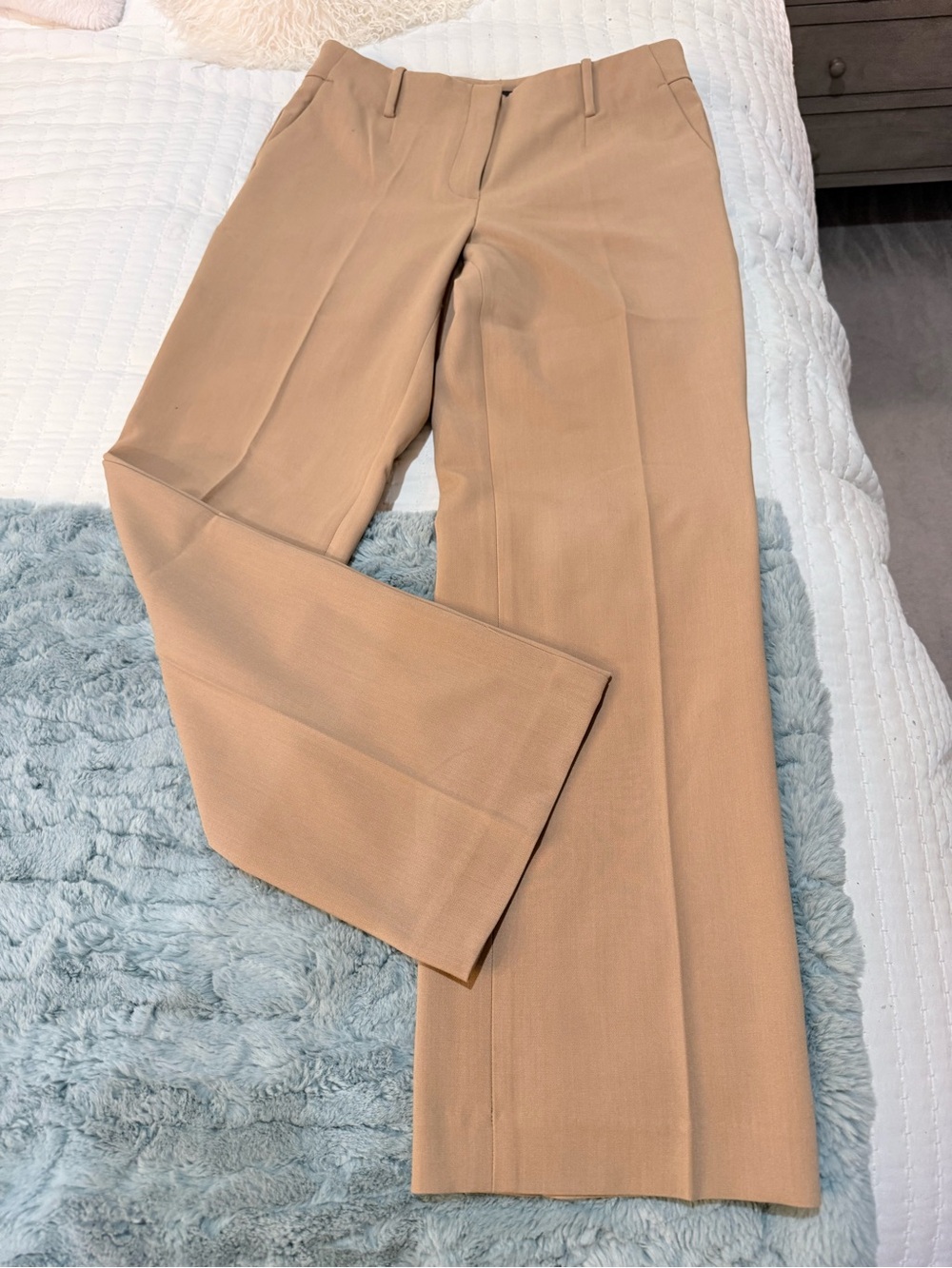 Talbots Women's Southampton Straight-Leg Pants in Camel Size 8 NWT